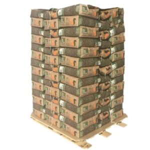 Pellets de Madera Natural de Pino Virgen Paquete de 3 Palets con 210 Sacos de 15 kg para Estufas y Calderas de Biomasa